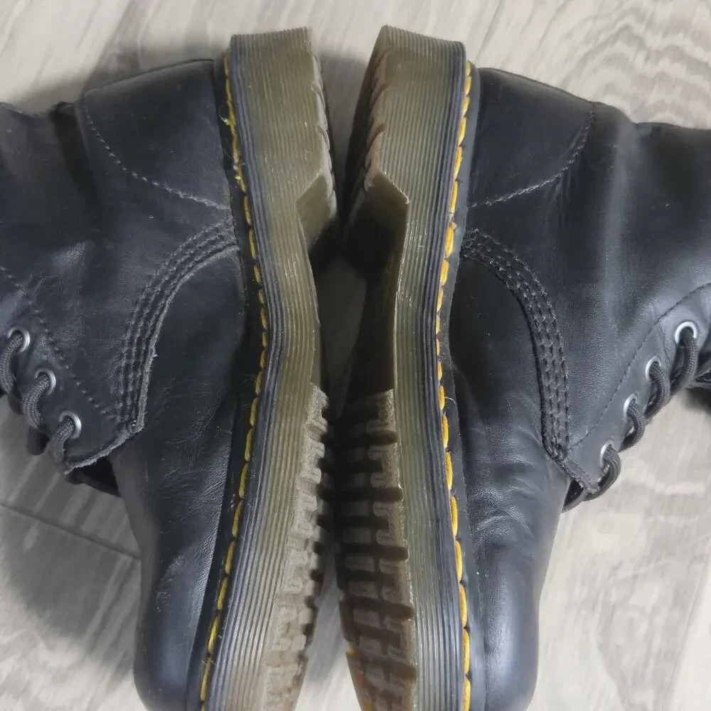 Dr Martens Boots Nappa Leather 1460 Men's US 6 8-Eye Lace Up Chunky Lug Sole